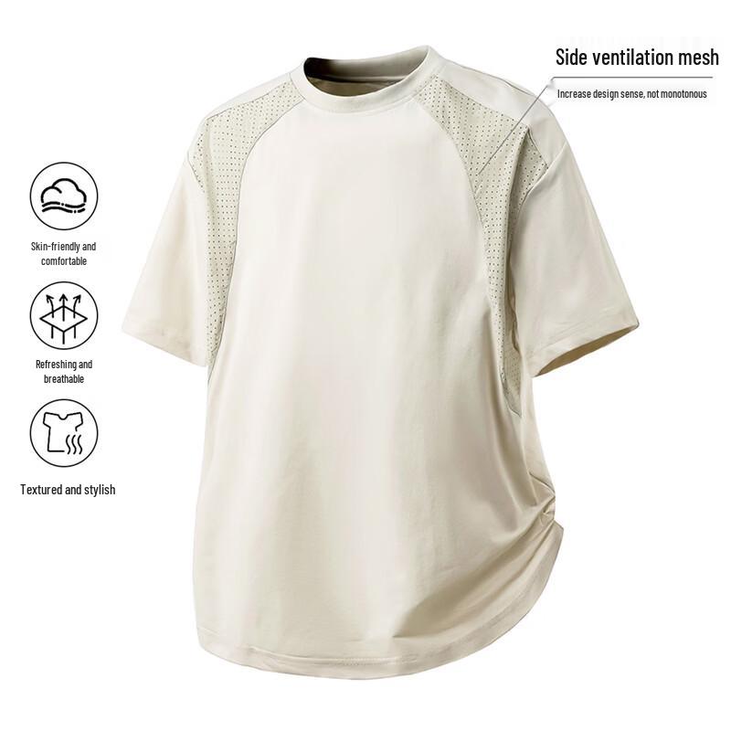 

VUUG Men s Light Outdoor Sport T-Shirt with Side Mesh L