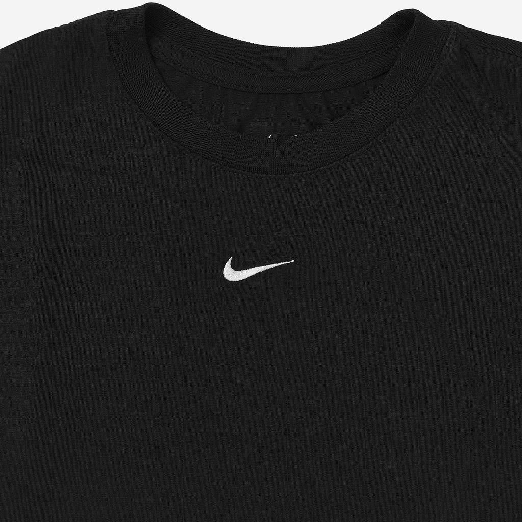 Nike Sportswear Essential Cropped Round-Neck Short-Sleeve T-Shirt Women tops Black DD1329-010