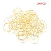 100Pcs Open Loop Design Steel Circle Earring Loops Earring Hoop Rings  Jewelry Making