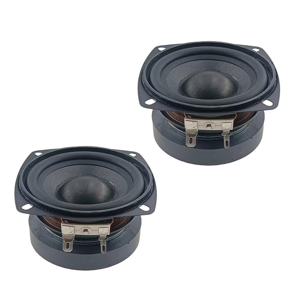 2Pcs 78mm Speakers 3Inch Full Frequency 4Ohm 15W Loudspeaker DIY Bass Sound For Home Theaters Loudspeakers