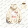 Autumn Winter New Cute Cartoon Hello Kitty Print Cotton Hoodies For Women Long Sleeve Sweatshirt Casual Pullover Couple Y2K Tops