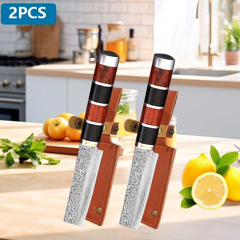 Stainless Steel Kitchen Butcher Knife for Cooking Barbecue Meat Cutting Chef Knife Handmade Forged Boning Knife with Cover