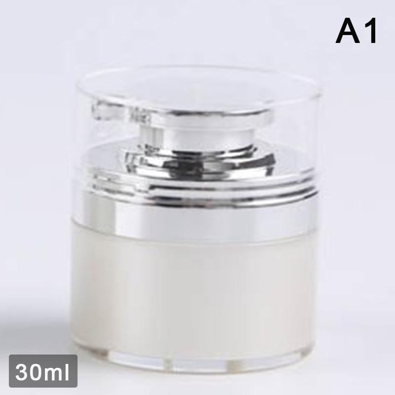 

30/50 мл Золотые Серебряные Безвоздушные Бутылки с Насосом Пустой Косметический Контейнер с Набором Силиконовых Шпателей для Кремов Гелей Лосьонов Туалетных Принадлежностей