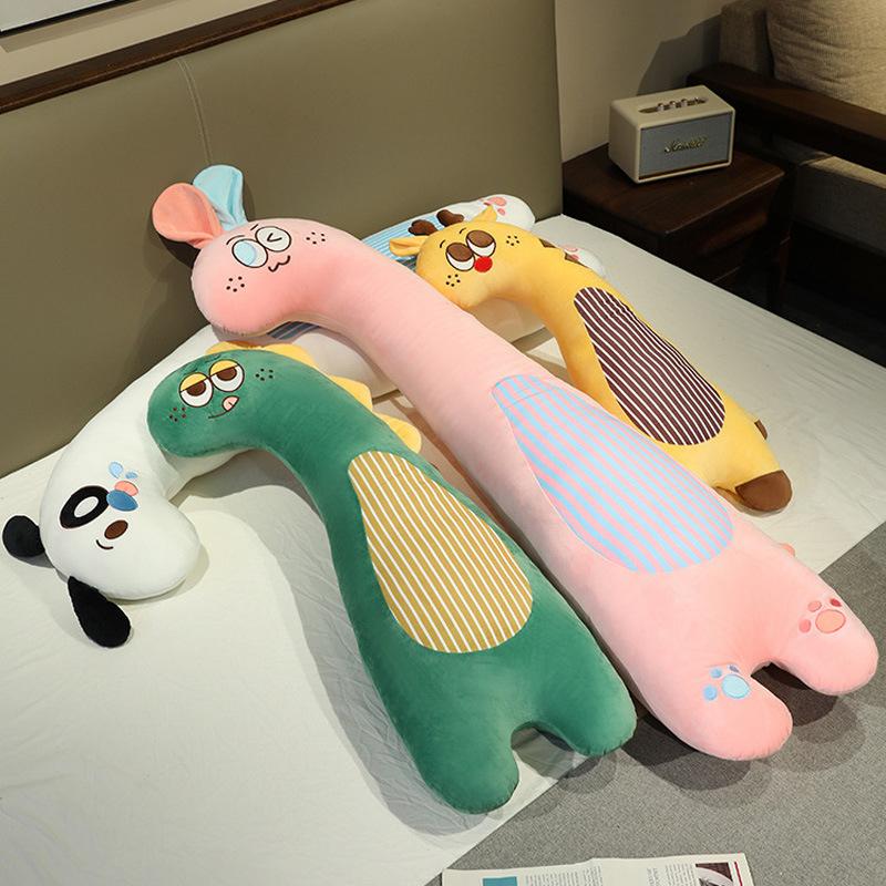 Niedliches Weiches Kaninchen Dinosaurier Kissen Plüschtier Hündchen Reh Puppe Mädchen Beruhigungspuppe