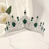 Fashion Diamond Crown Gorgeous Bridal Headwear Party Stage Performance Crown Crown