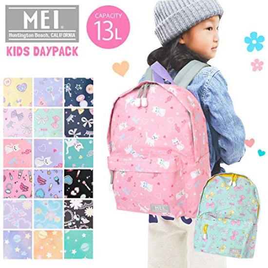 MEI Outdoor Backpack ME2001 for Girls and Junior Backpack with Harness Kids' Boys, (Butterfly/Black)