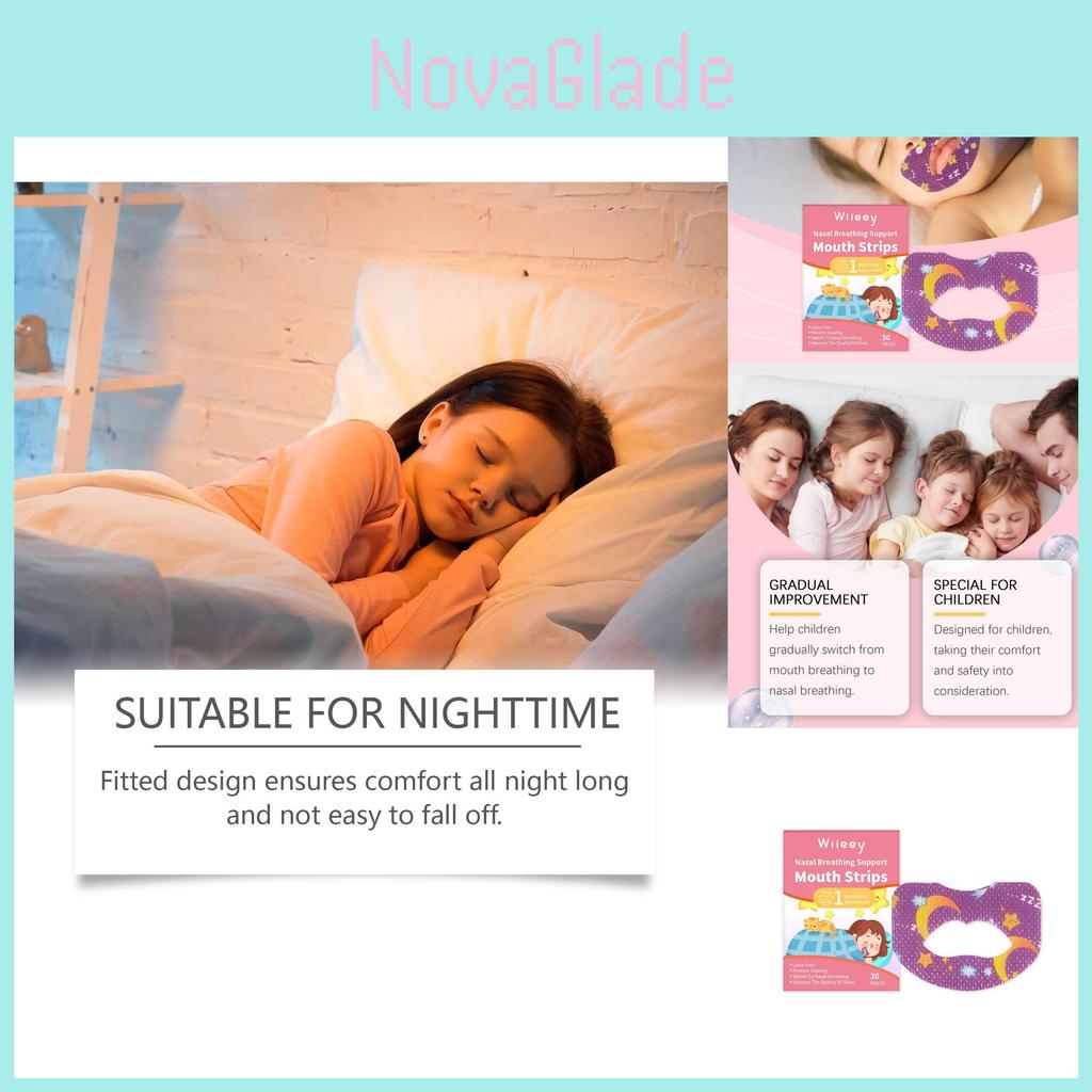 Wiieey Children Sleep Patches Comfortable Mouth Closure Patches For Snoring Prevention