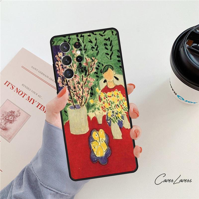 Henri Matisse Art Painting Phone Case For Samsung Galaxy S24 S25 S23 S22 Ultra Note 10 20 Plus S20 S21 FE Cover