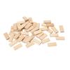 50 Pcs Wood Dowel 10x50mm Solid Beech Wood Tenon Insertion Block for Woodworking Furniture Splicing