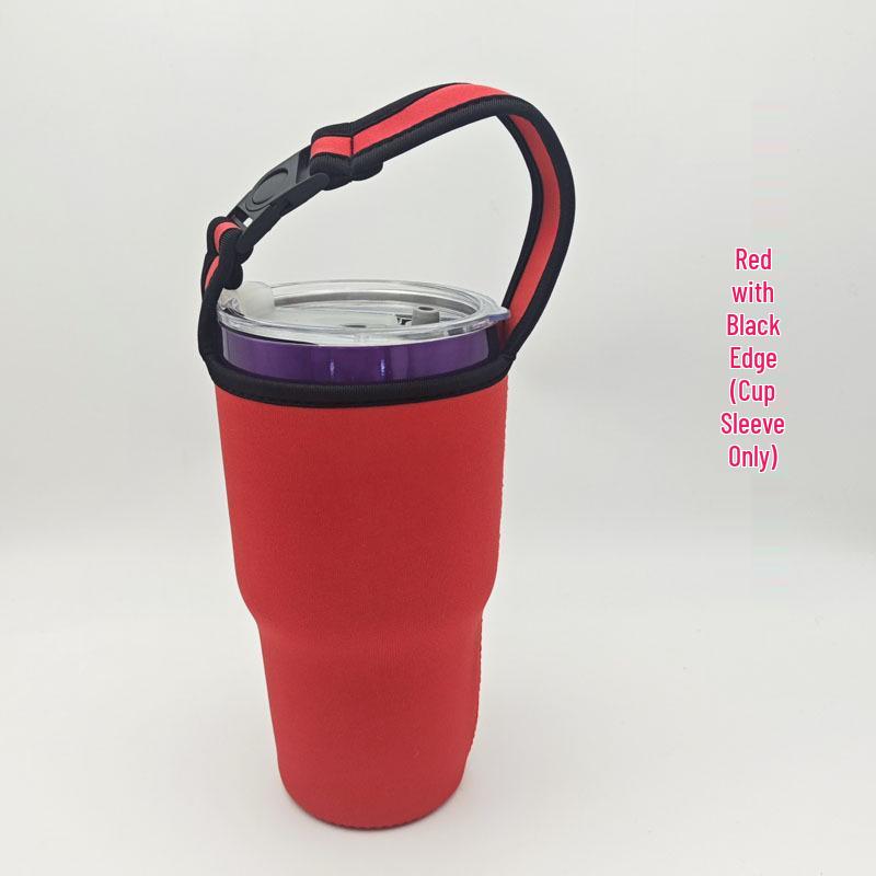 30oz Portable Insulated Ice Bucket Sleeve - Anti-Fall, Heat & Scratch-Proof, Diving Material Cup Bag.