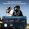 P30 Wireless JL6.0 Motorcycle Helmet Headset Music Interphone Cycling Bluetooth Headset Waterproof With Colourful RGB Lighting Wireless Headsets