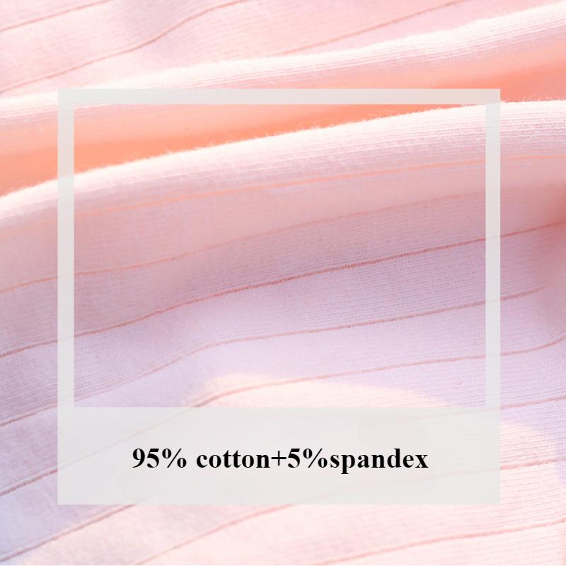 3 Pieces Women's Pure Cotton Panties Mid Waist Plus Size Triangle Panties Women's Underwear Macaron Color Girls' Breathable Underwear