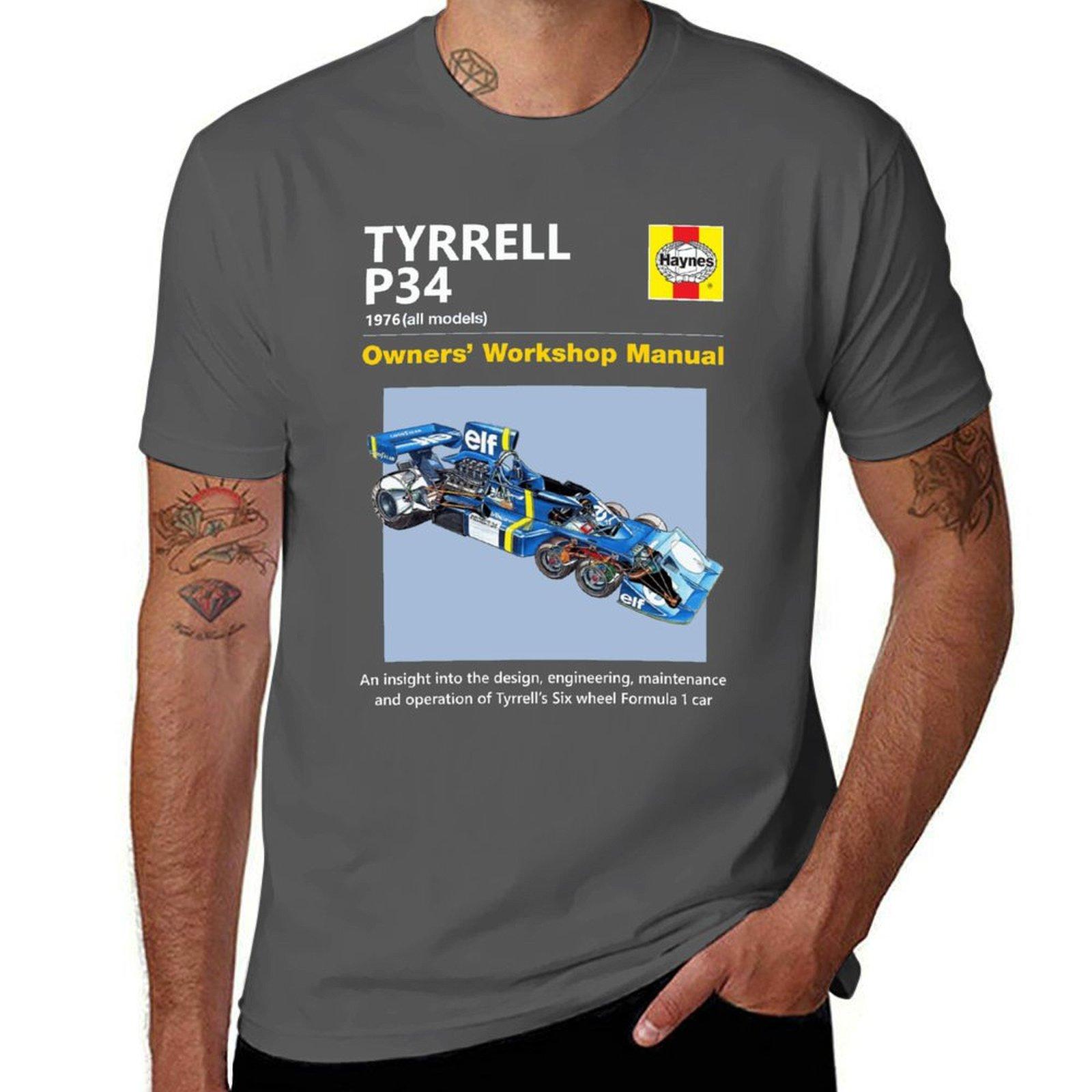 

Tyrrell P34 T-Shirt graphic tee shirt graphics heavyweight t shirts for men L