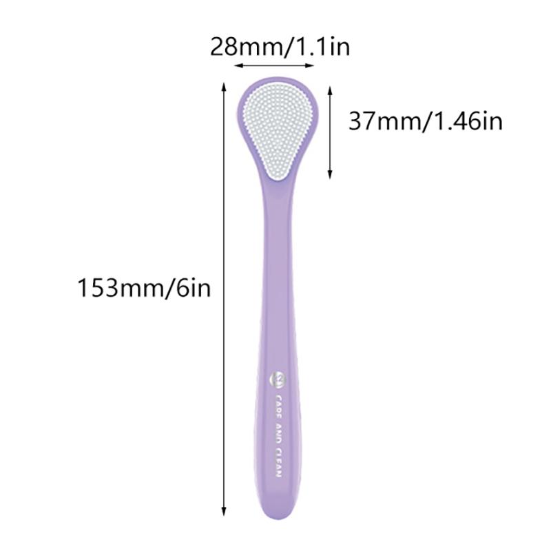 2Pcs Tongue Cleaners Adult Kids Reusable Silicone Tongue Scraper Brush Washable Tongue Cleaning Tools Fresh Breath Oral Hygiene