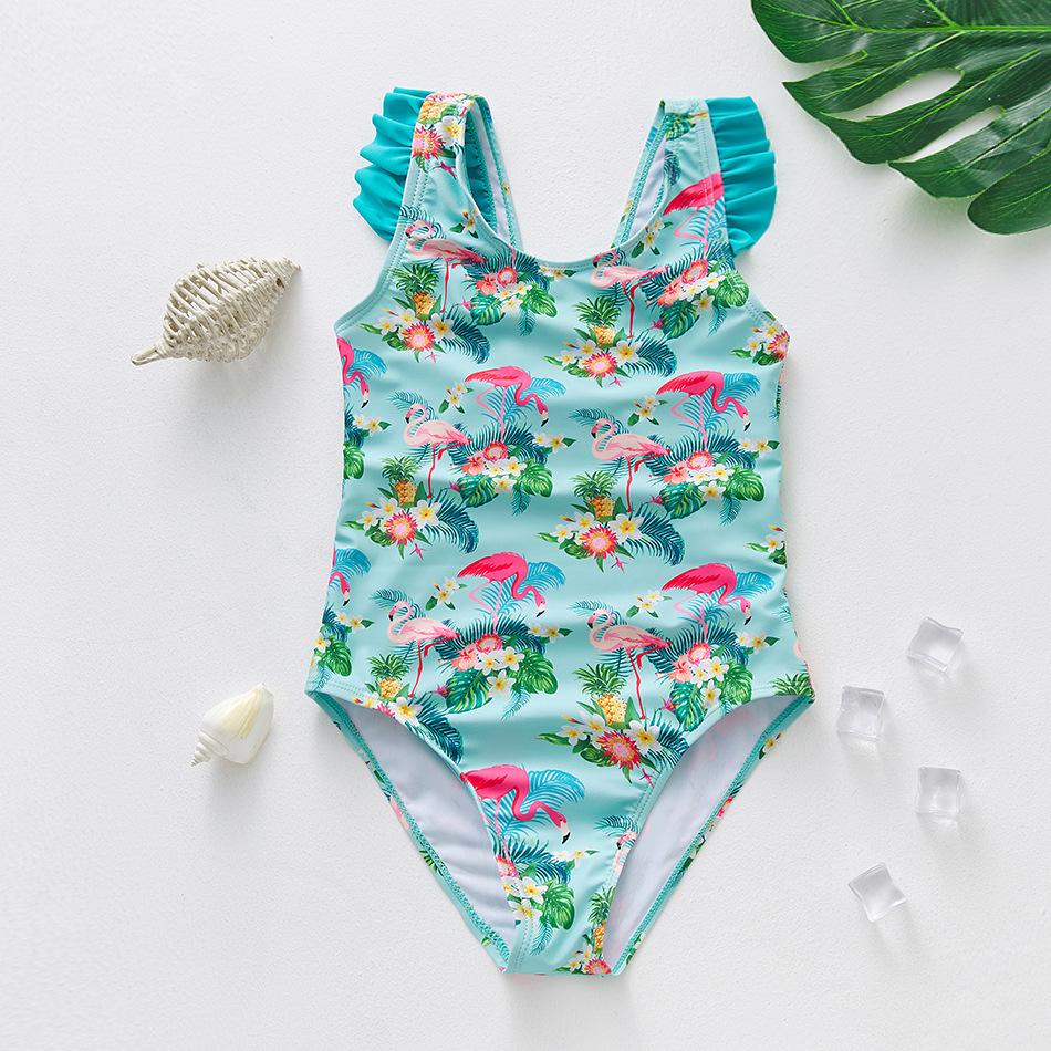 Infant Baby Girls Swimsuit Toddler Sleeveless Mermaid Fish Scale One Piece Swimwear Bikini Children Swimwear Kids Bathing Suit