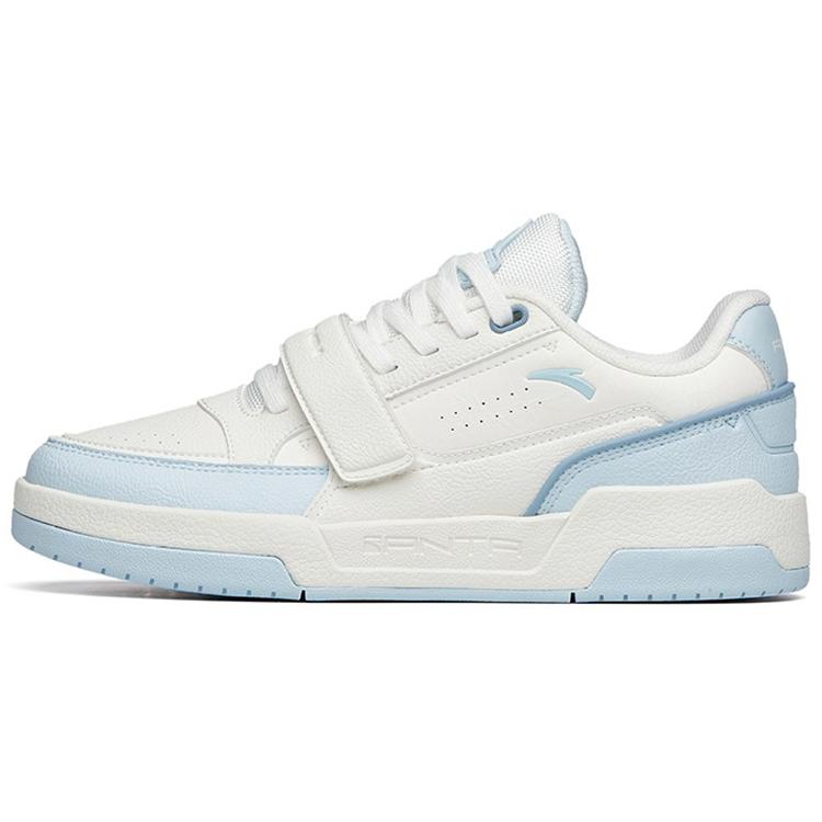 

New Anta Life Collection Coverage Thermal Slip Resistant Low Top Skateboard Shoes Women s White Blue 922218067-3 40