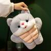 Cute Fitness Cat Doll Plush Toy Muscle Kitten Doll Children Accompany Pillow Rag Doll