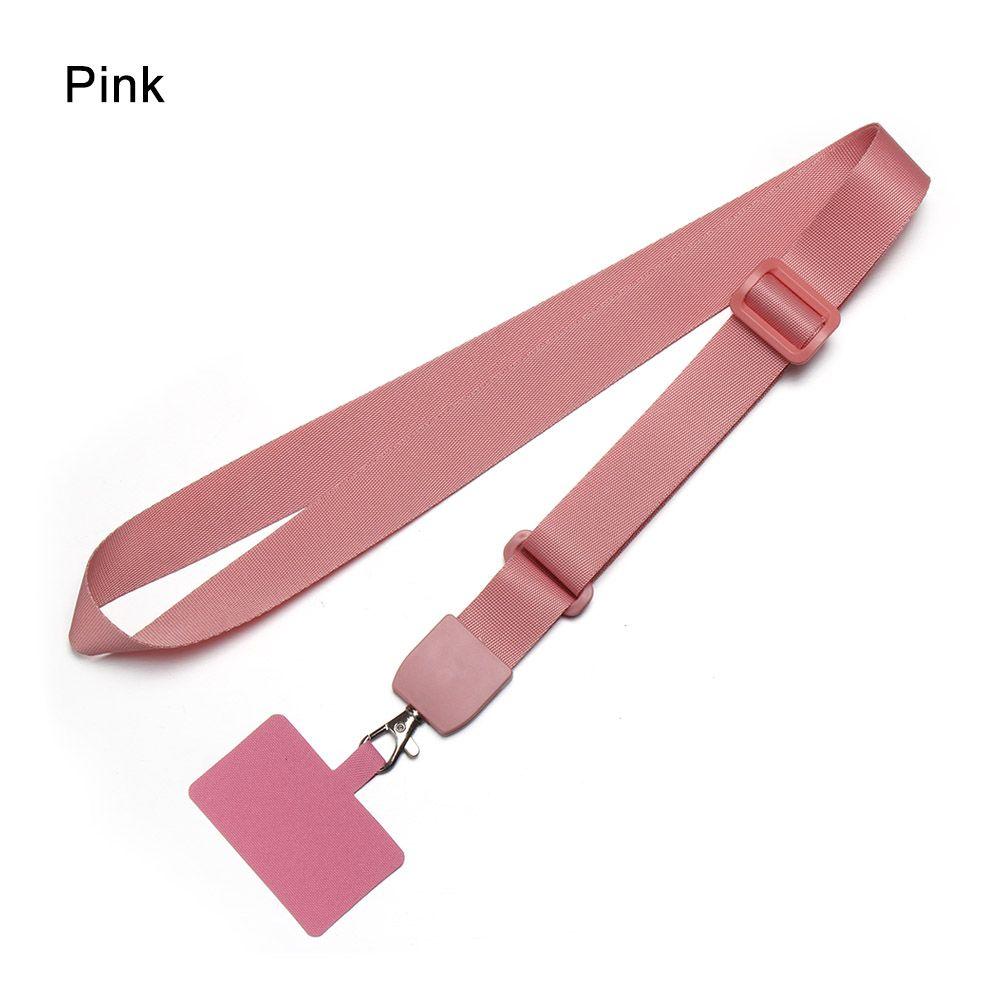 Universal Patch Phone Lanyards Adjustable Mobile Phone Strap Lanyard Nylon Soft Rope Cell Phone Hanging Cord Holder