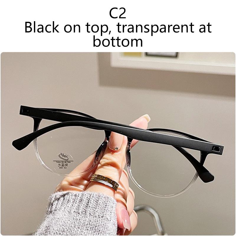 Men Women Computer Goggles Anti Blue Rays Radiation Blocking Glasses Anti-Uv Flat Mirror Eyeglasses Metal Blue Light Glasses