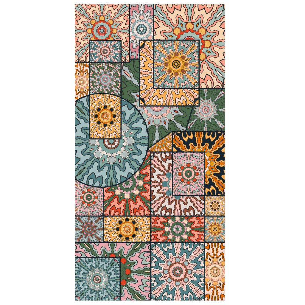 Tume Double-sided Velvet Beach Towel Absorbent Towel Microfiber Printing Quick-drying Bath Towel