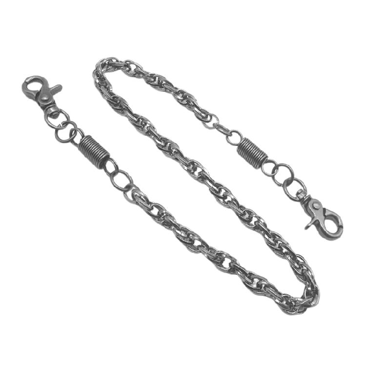

Versatile Metal Wallet Chain Jeans Charm Delicate Edgy Metal Pants Chain Adornment for Street Culture and Casual Attire 1