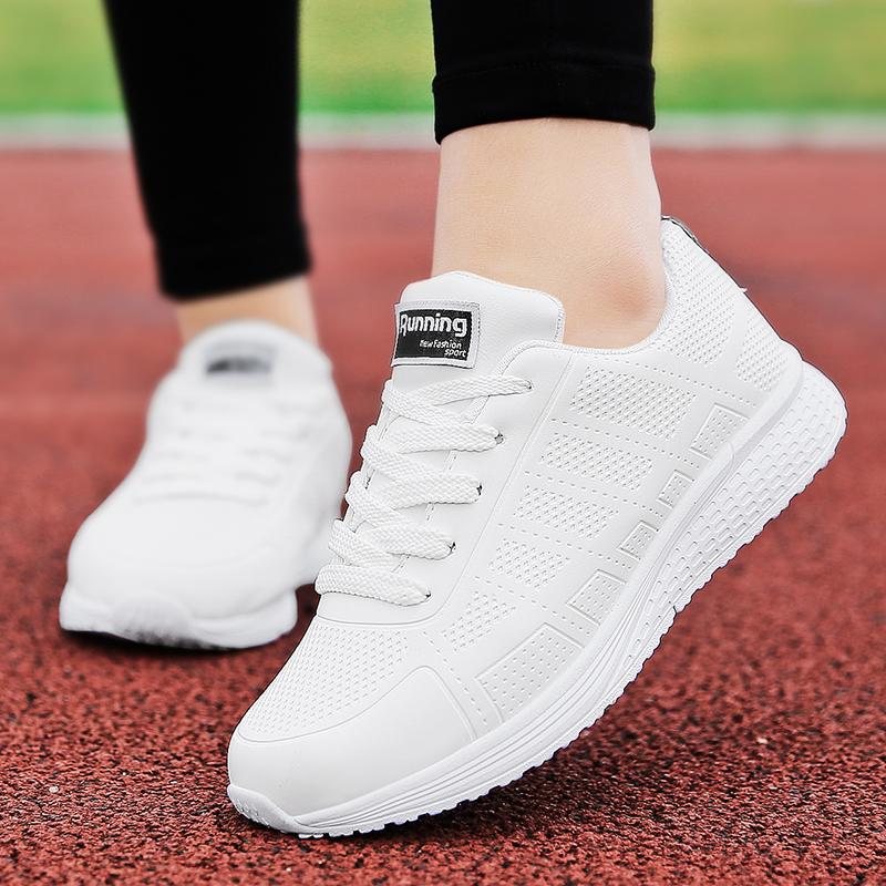 Fashion Fashion Women Sneakers Soft Vulcanize Shoes Leather Tenis Feminino Comfortable Sneakers for Moms Sports Trends Casual Female