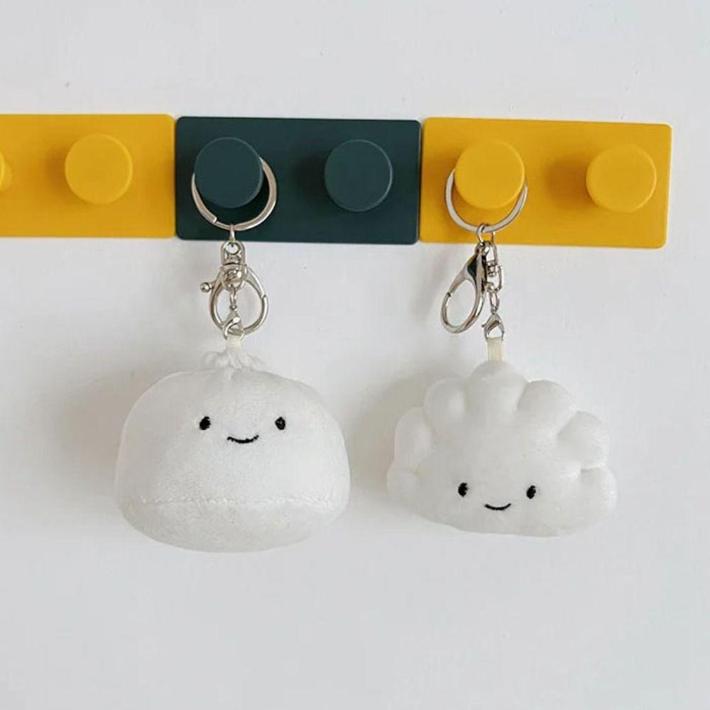 Plush Stuffed Dumpling Plush Keychain Dumpling Dumpling Plush Toy Couple