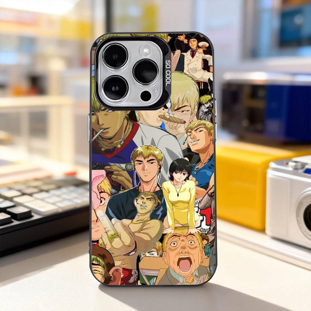 Great Teacher Onizuka GTO-O Phone Case For iPhone 17,16,15,14,13,12,11,Pro,XS,Max,Plus,Mini,SE4,E IMD Matte Black iPhone14ProMax