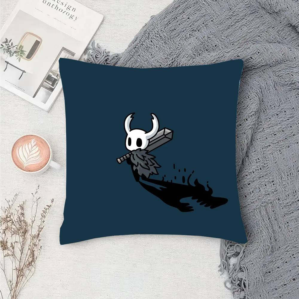 The HHollow KKnight Adventure Game Pillow Case Fashion Square Pillowcase Bedroom Sofa Room Ins Decoration Leisure