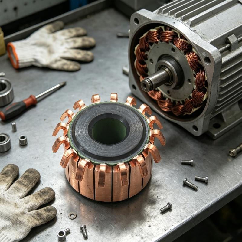 Motor Commutator Part, 16 Gears Teeth Hook Type 32MM OD 12MM Inner 21 Mm Height for Power Tool Repair