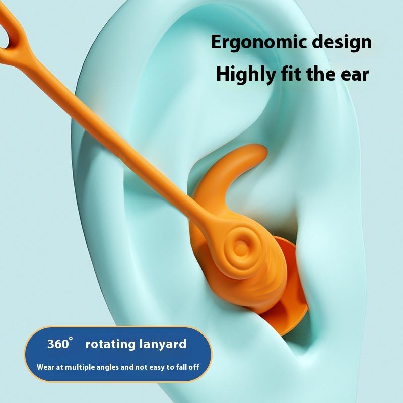 Swim Ear Plugs With Rope Silicone Waterproof Anti-Noise Pool Swimming Earplugs Water Sports Accessories Swim Swimming Ear Plugs
