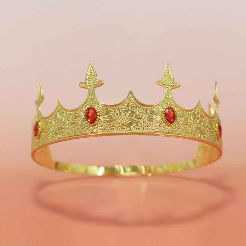 Crown Prince Crown Wedding Birthday Ball Party Halloween Decoration Hairpin