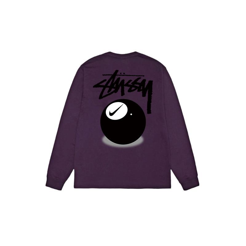 STU SS25 dice printing long-sleeved t-shirt for men and women of the same style, spot classic