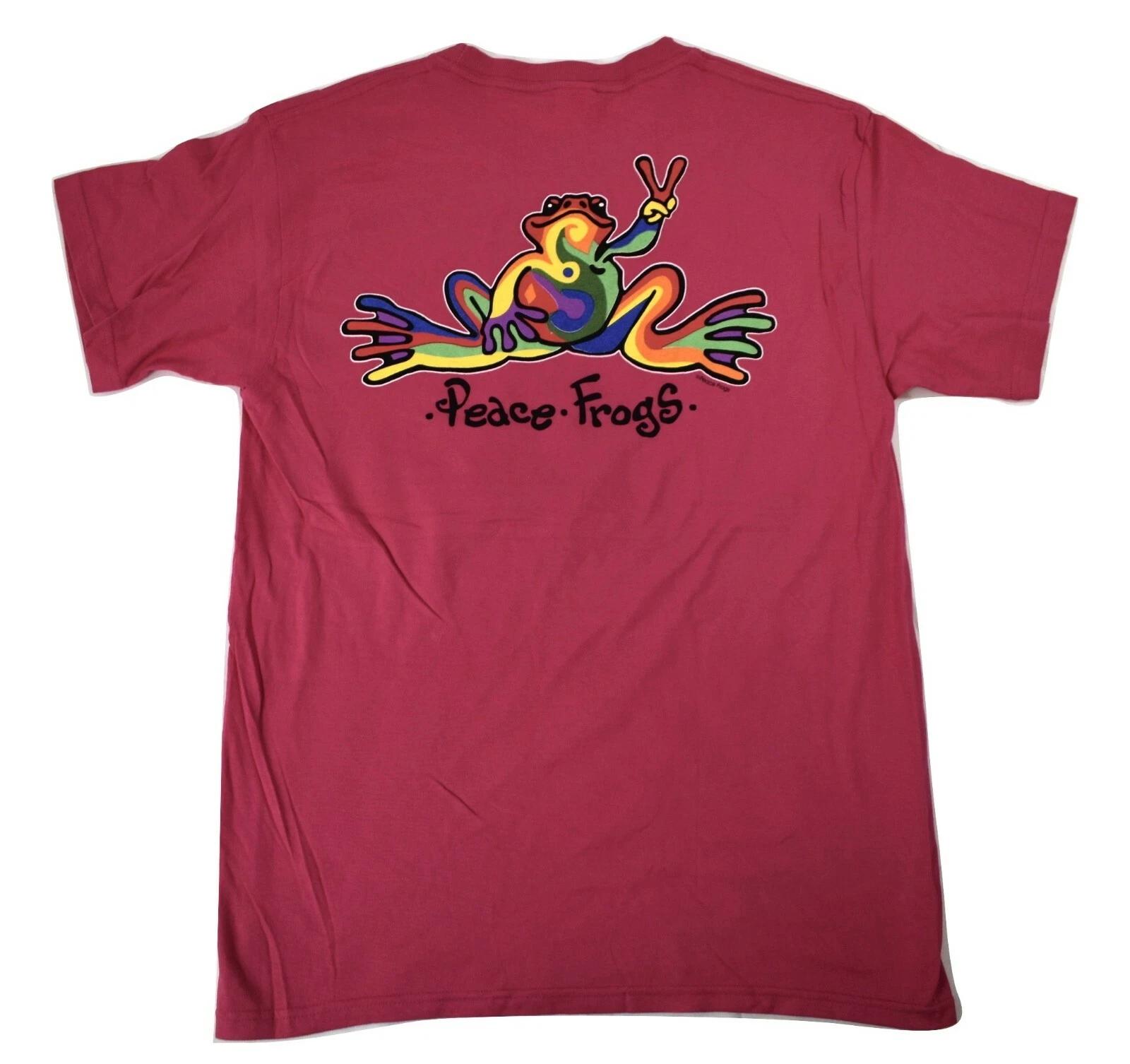 

Peace Frogs Mens Pink Tee Shirt New Small S