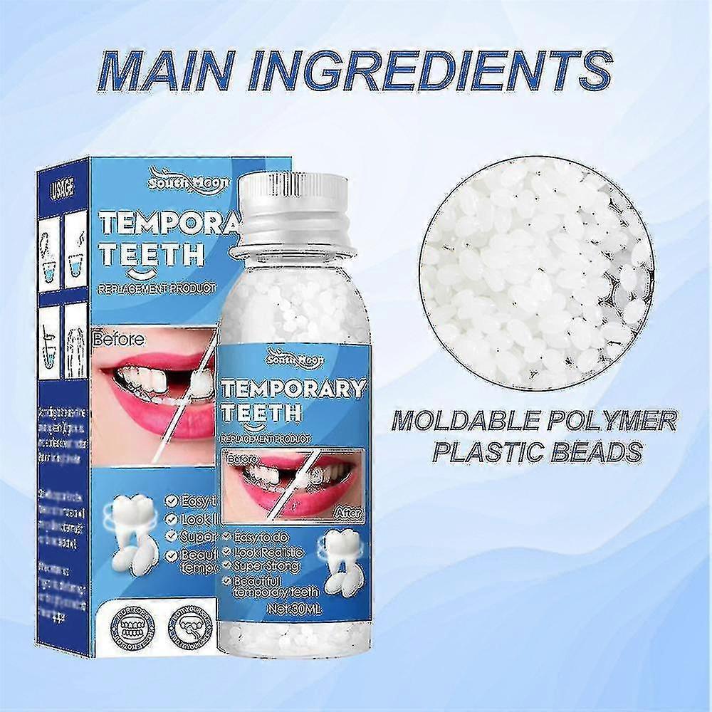 2024 New Strong Teeth Tooth Repair Permanent Dental Cement Cavity Filling Kit Fake Teeth - Ri