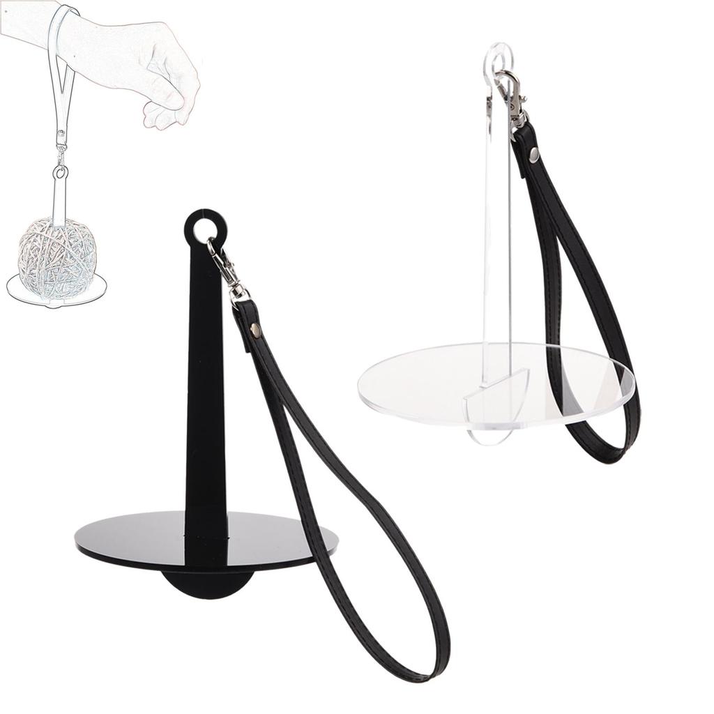 Tragbarer Handgelenk-Garnhalter Häkelarbeiten Wiederverwendbar Verhindert Garnverwicklung und Fehlausrichtung DIY Abnehmbarer Handgelenk-Schnurspender