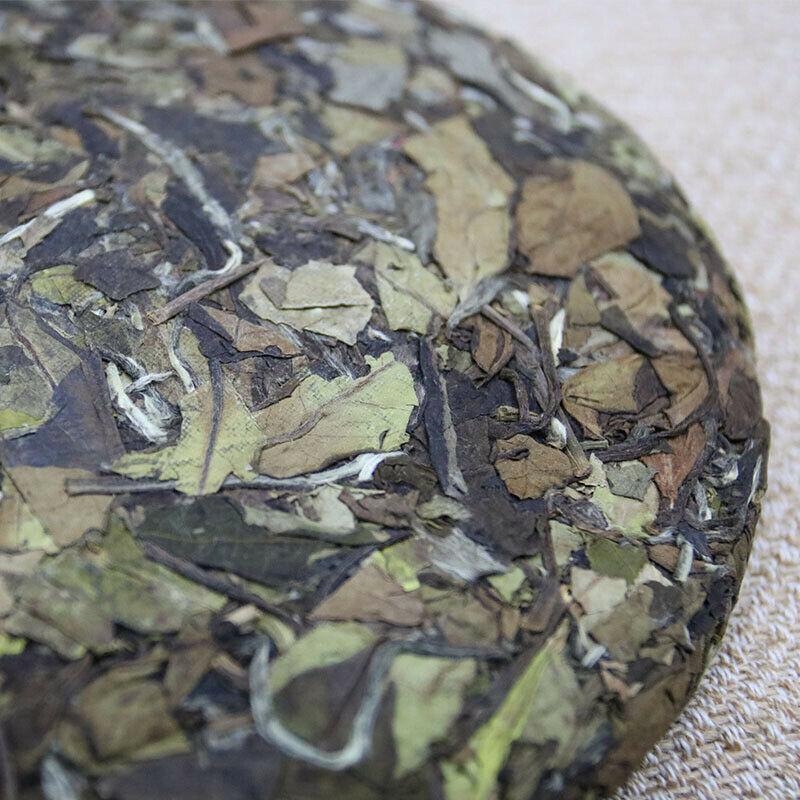 350g Spring White Tea Shoumei White Tea Cake  Natural Small Leaf Tea Health Care