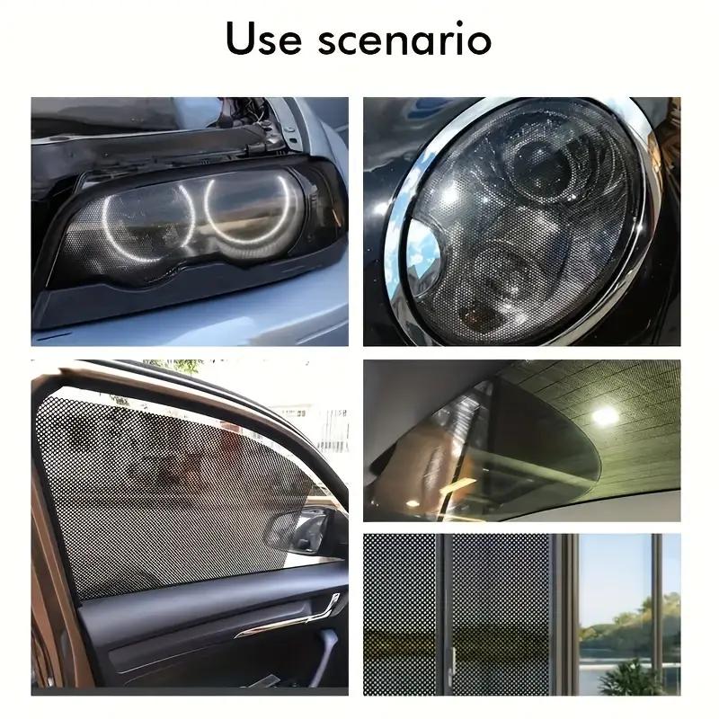 "Sleek Design" Car Sunshade Film - Front & Rear Windshield Vinyl Decal, Heat-Insulating & Uv Safeguard, Easy Apply For Glass & M