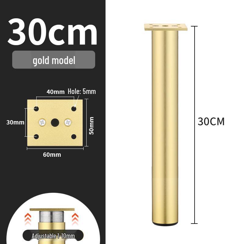 Adjustable Aluminum Alloy Cabinet & Furniture Support Legs