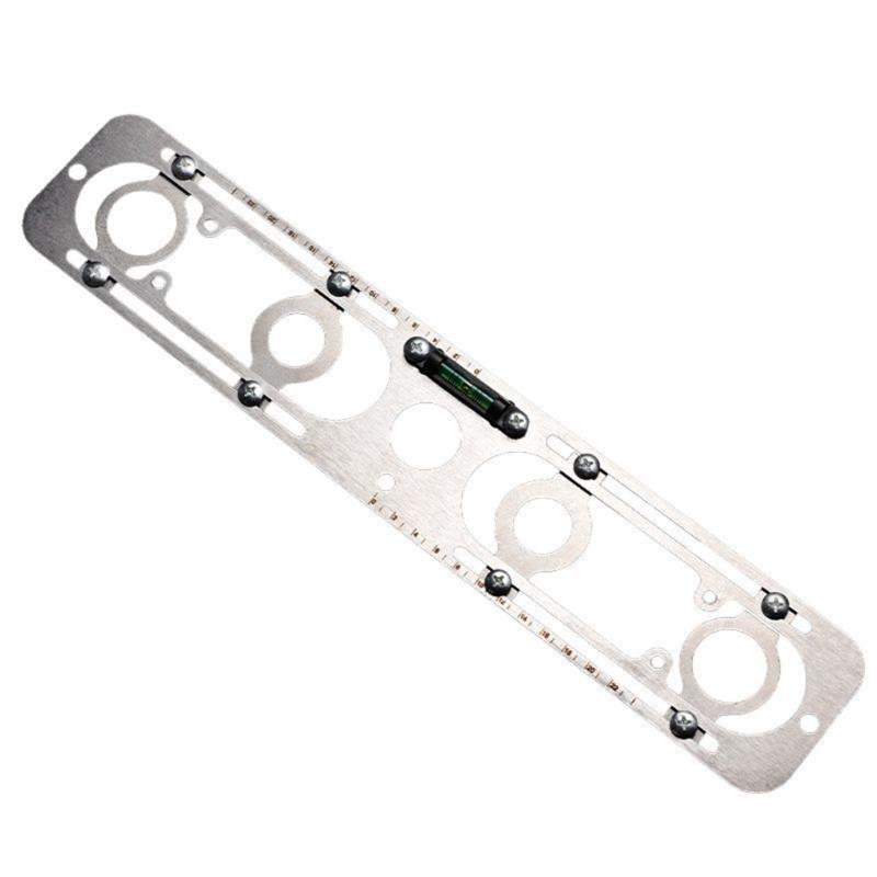 Регулируемый настенный инструмент для выравнивания водонагревателей, устройство для выравнивания труб горячей и холодной воды для точного выравнивания душевой головки 1