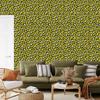 Green Leather Yellow and Olive Wallpaper for Living Room and Bedroom 50x1000