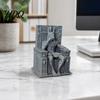 Anti-bump Durable Figurine Anubis Sitting On Throne Statue Palm-Sized 3D Printed Fine