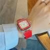 Nová módní personalizovaná jednoduchá sada hodinek Dámské hodinky Butterfly Digital Belt Fashion Watch