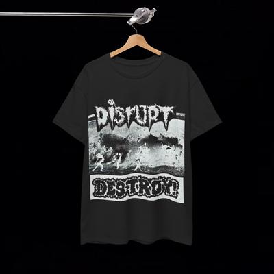 Störe Zerstöre! T-Shirt Crust Punk Grindcore Sludge Dystopie Verachte Dich Grunge