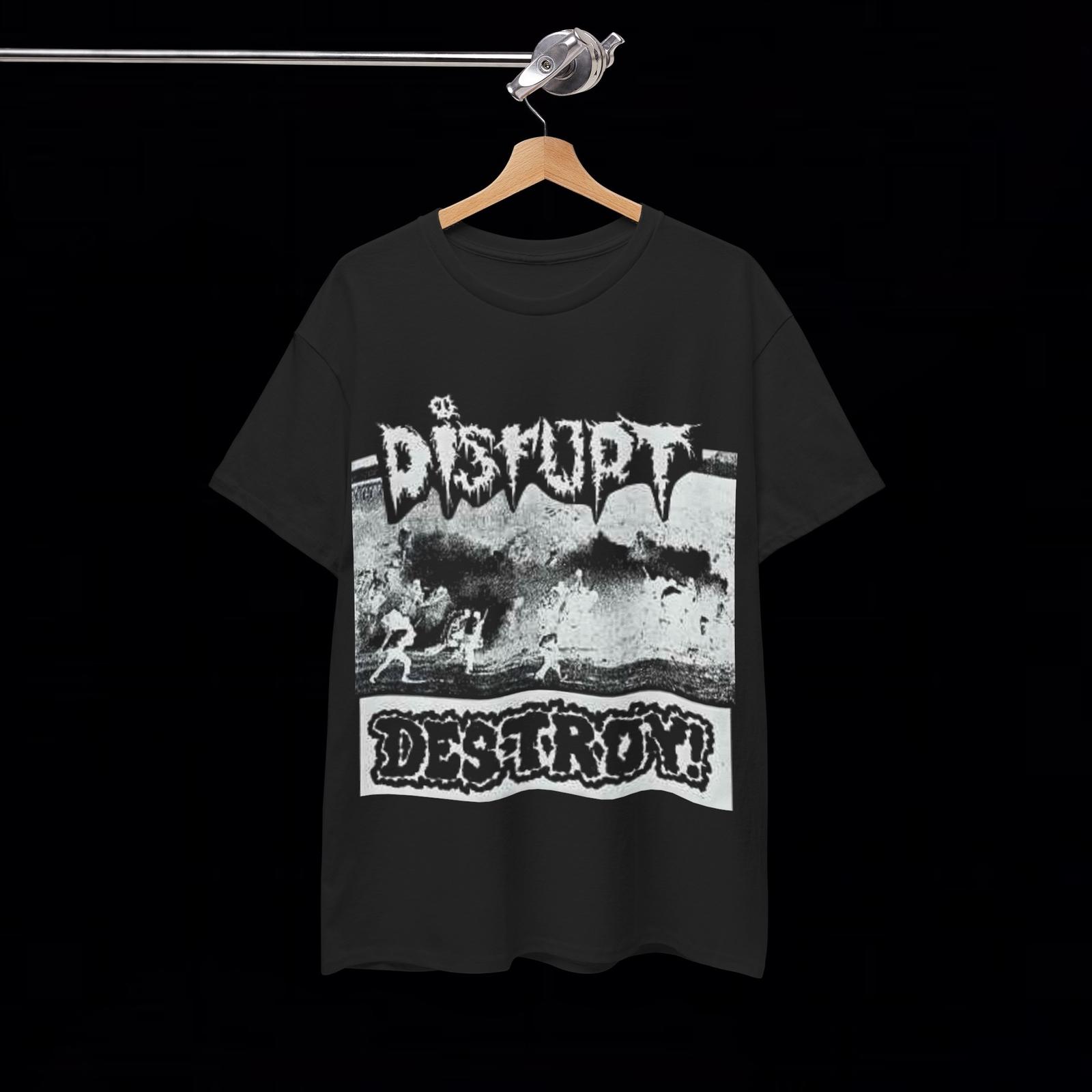 Disrupt Destroy! T Shirt Crust Punk Grindcore Sludge Dystopia Despise You Grunge XL