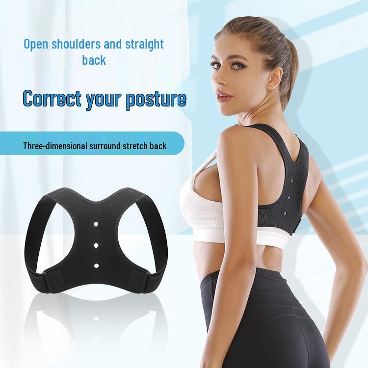 Unisex Adjustable Breathable Posture Corrector for Hunchback Support