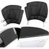 4 Packs Universal Car Window Screens - 2023 New Car Window Covers Sun Shades with UV Protection, Window Shades for Car Side Windows, Mesh Window