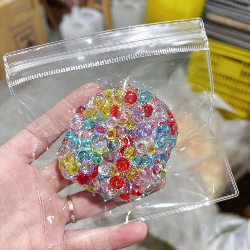 Squishy Balls Ice Beads Squeeze Toy Super Soft hi Fidget Toys Slow Rebound Toy for Friend Anxiety Relaxation Squeeze Gift