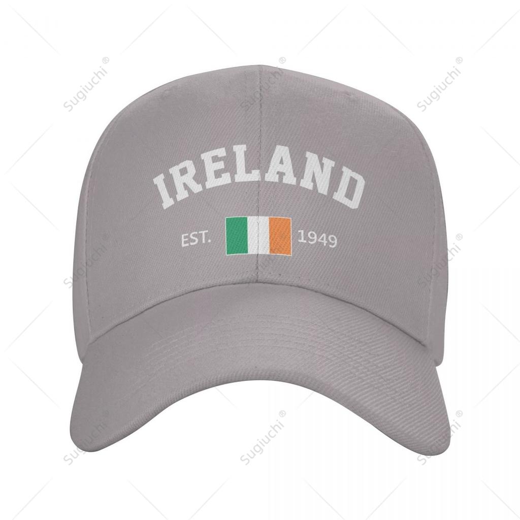 Unisex Baseball Cap Ireland EST Independence Day Wild Sun Shade Peaked Adjustable Outdoor Caps for Unisex Women