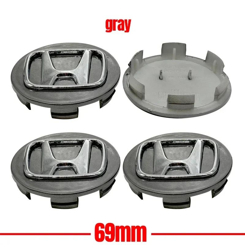4pcs/set Car Styling Wheel Center Cap Hub Covers Badge Accessories For Honda Civic Fit Jazz Accord Pilot CRV Passport City XRV